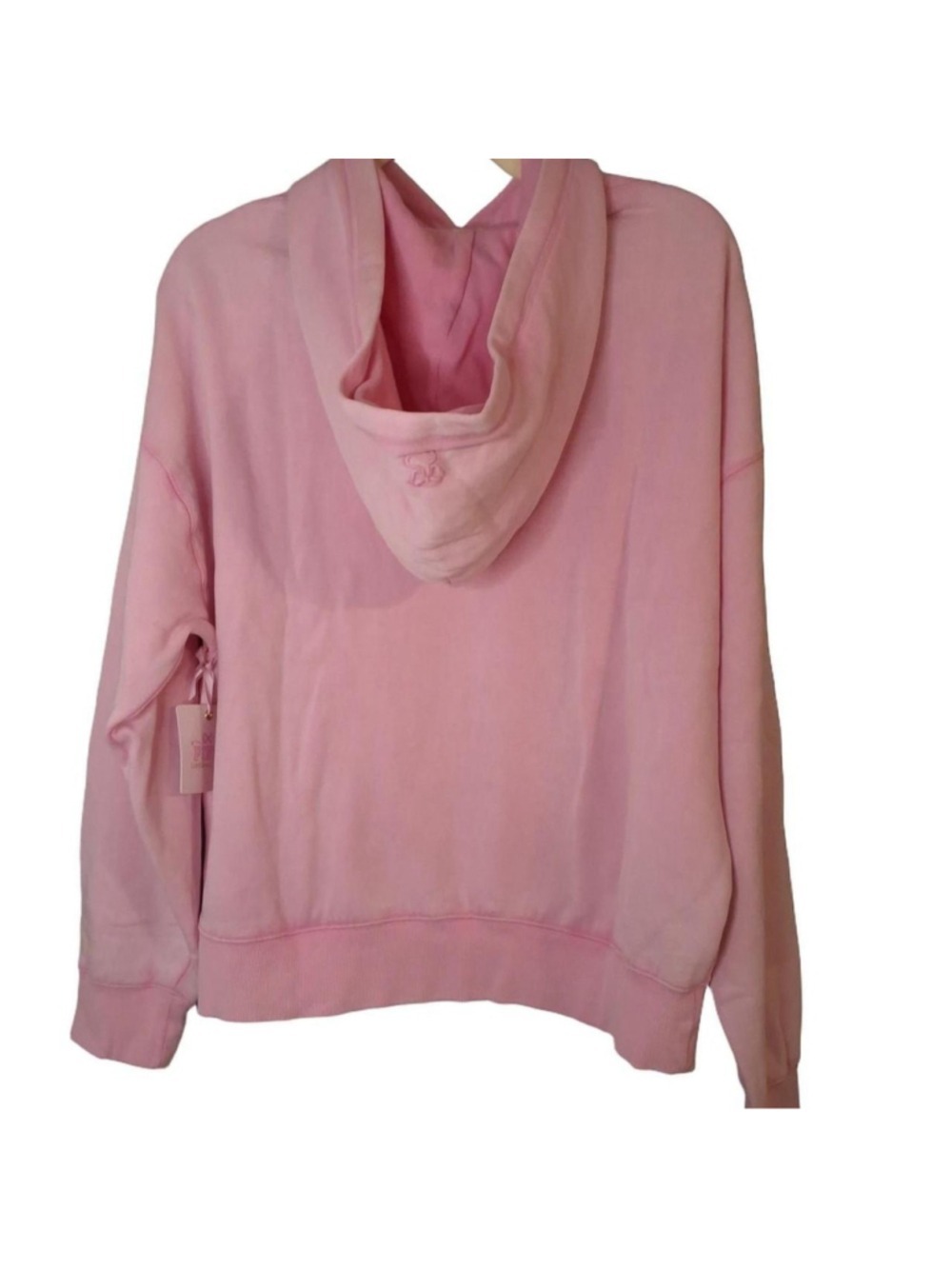 NWT LoveShackFancy Pink Victoria's Secret pink hoodie Size Small - Picture 2 of 7